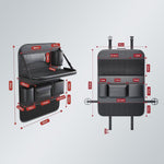 ANDWINT シートバックポケット 車 テーブル 後部座席 折りたたみ式 大容量 キックガード カーシートバックストレージ 多機能 防水防汚 車内収納 簡単設置 吊り下げ 食事 カー用品