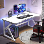 ANDWINT ゲーミングデスク パソコンデスク 幅80 机 配線ホール付き pcデスク 簡単組み立て 作業・ゲーム・学習用 おしゃれ 組立簡単