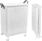 ANDWINT ランドリーラック ランドリー バスケット 洗濯かご 大容量 折りたたみ式 高通気性 カビや匂い防止 360度回転キャスター付き 衣類 おもちゃ ヨガグッズ 様々なシーンに適用