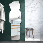 ANDWINT どこでも貼れる割れない鏡 幅40cm*高120cm クマ 貼る鏡 壁掛け鏡 ミラー 全身鏡 姿見 アクリルミラー ミラーシート ウォールミラー 化粧鏡 ソフトミラー