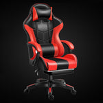 ANDWINT ゲーミングチェア ゲームチェア オットマン付き 人間工学 オフィスチェア パソコンチェア リクライニング パソコンチェア 座り心地よい ハイバック テレワーク 椅子 ハイバック ヘッドレスト ランバーサポート