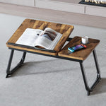 ANDWINT 折りたたみ テーブル 一人暮らし ローテーブル 折り畳み 角度調節可能 ちゃぶ台 机 ベットテーブル ラップトップテーブル 幅56×奥行32×高さ25cm PCデスク 学習 ベッド ソファ 在宅勤務 食事 利用可