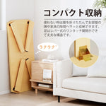 ANDWINT テーブル ローテーブル 折りたたみテーブル センターテーブル 幅80×奥行40×高さ36.5cm 折れ脚センターテーブル リビングテーブル コンパクト 一人暮らし 組み立て不要 お手入れ簡単 角が丸い 4.7kg