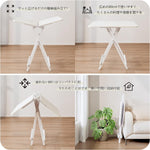 ANDWINT テーブル ダイニングテーブル 折畳みテーブル 幅80×奥行80×高さ74cm 省スペース カフェテーブル コンパクト 食卓 作業台 一人暮らし キッチン アウトドア キャンプ 組み立て不要 木目調 おしゃれ家具