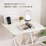 ANDWINT テーブル ダイニングテーブル 折畳みテーブル 幅80×奥行80×高さ74cm 省スペース カフェテーブル コンパクト 食卓 作業台 一人暮らし キッチン アウトドア キャンプ 組み立て不要 木目調 おしゃれ家具