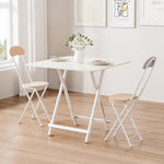 ANDWINT テーブル ダイニングテーブル 折畳みテーブル 幅80×奥行80×高さ74cm 省スペース カフェテーブル コンパクト 食卓 作業台 一人暮らし キッチン アウトドア キャンプ 組み立て不要 木目調 おしゃれ家具