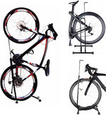 ANDWINT 自転車 スタンド 縦置き サイクルスタンド ロードバイク スタンド 倒れない L字型 3タイプ 横置き 掛置き スチール製 マウンテンバイク スタンド 自転車用メンテナンススタンド作業スタンド