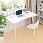 ANDWINT パソコンデスク パソコンラック デスク 机 パソコンデスク 机 勉強机 コンパクトデスク リモートワーク用 テーブル 作業机 組立簡単 シンプル 在宅勤務 PCデスク 化粧台 仕事用