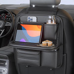 ANDWINT シートバックポケット 車 テーブル 後部座席 折りたたみ式 大容量 キックガード カーシートバックストレージ 多機能 防水防汚 車内収納 簡単設置 吊り下げ 食事 カー用品