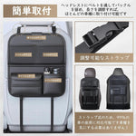 ANDWINT シートバックポケット 車 テーブル 後部座席 折りたたみ式 大容量 キックガード カーシートバックストレージ 多機能 防水防汚 車内収納 簡単設置 吊り下げ 食事 カー用品