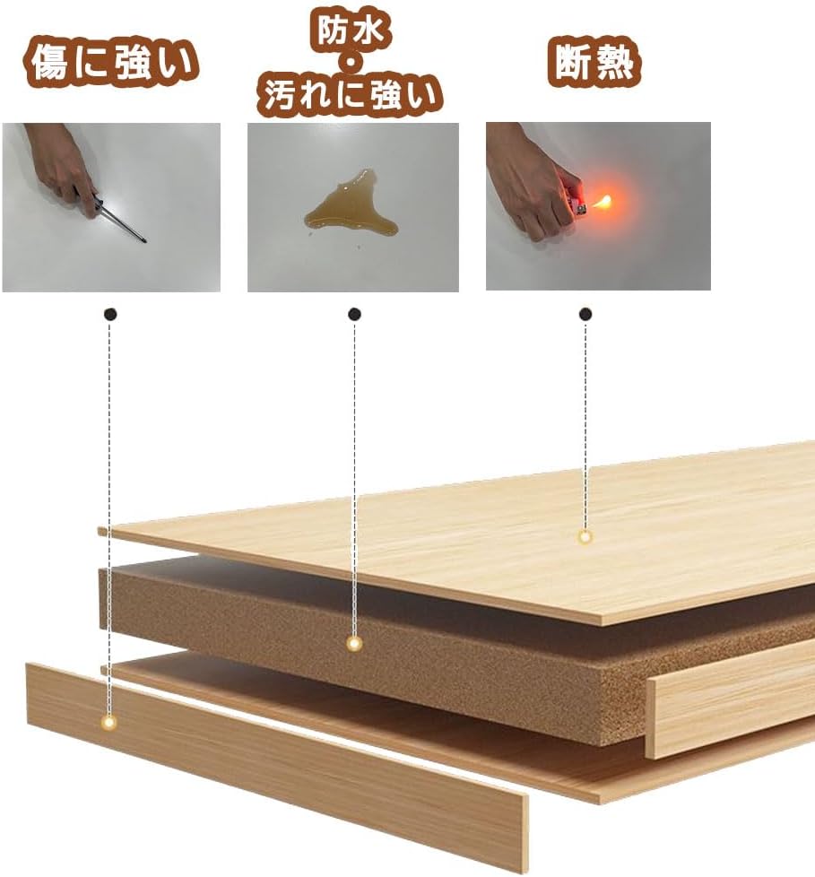 ANDWINT テーブル ローテーブル 幅100×奥行50×高さ42.5cm リビングテーブル センターテーブル 机 デスク 引き出し付き 棚付き 省スペース ミニテーブル 天然木 木目 木製 北欧 木 一人暮らし シンプル 可愛い おしゃれ