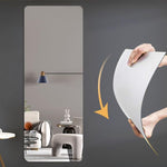 ANDWINT どこでも貼れる割れない鏡 幅40cm*高120cm 貼る鏡 壁掛け鏡