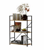 ANDWINT ラック 棚 オープンシェルフ 収納ラック スリム 隙間収納 木製棚板 幅60 スチール 組立品 オーク