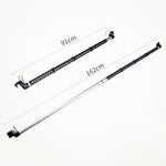 ANDWINT 車 ハンガー 物干し竿 91cm~162cm 伸縮自在 車用 インテリアバー 車内収納 ロッドホルダー 突っ張り棒 高強度 滑り止め 室内キャリアバー 釣り竿 スノーボード 置き 滑り止め 引き込み式 天井収納