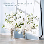 ANDWINT 全身鏡 姿見 鏡 壁掛け スタンドミラー かがみ 36.5×146cm 折りたたみ 自立 軽量 薄型 アルミ合金 直角型 完成品 大型 おしゃれ 飛散防止 地震対策 ブラック