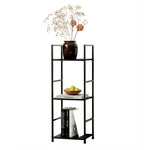 ANDWINT ラック 棚 オープンシェルフ 収納ラック スリム 隙間収納 木製棚板 幅30 スチール 組立品 オーク