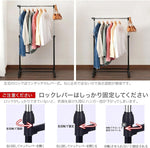 ANDWINT ハンガーラック スリム 頑丈 パイプハンガー ダブル キャスター付き 幅80*奥行42*高さ90-160cm さびにくい コートハンガー 高さ調節可能 マット加工 おしゃれ かんたん組み立て シングルタイプ 省スペース 洋服掛け ディスプレイ 物干し 室内干し